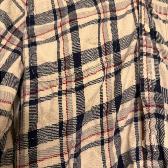 American Eagle flannel hoodie size L - Picture 3 of 6